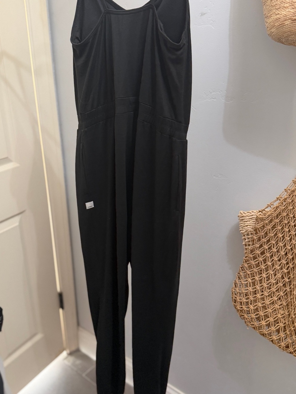 Vuori Black Sleeveless Jumpsuit